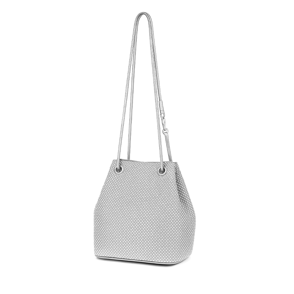 Clutch Bag 29 Silver Rhinestone Bag | ChicShoetique