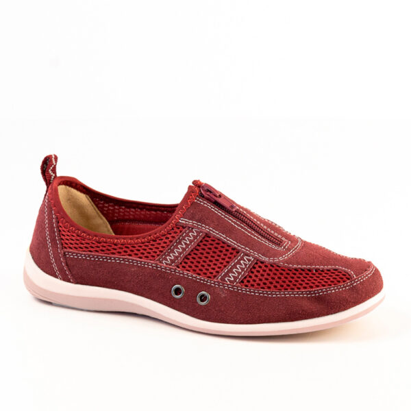 Soft Style Sonja 3908 Burgundy Ladies Trainer | ChicShoetique