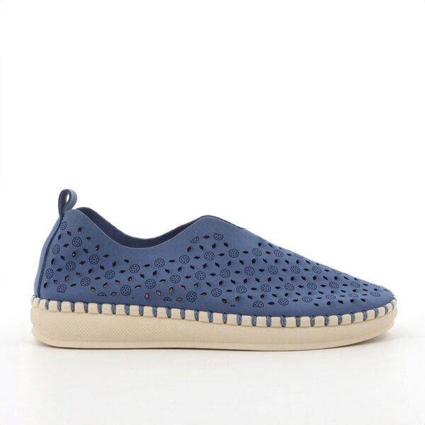 Hush Pup Sienna 3647 Navy Ladies Casual Shoe | ChicShoetique