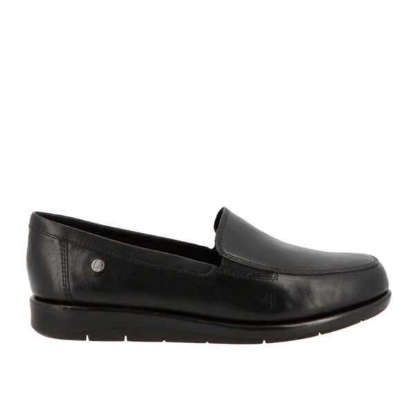 Hush Pup Thea 3575 Black Ladies Leather Comfort Shoe | ChicShoetique