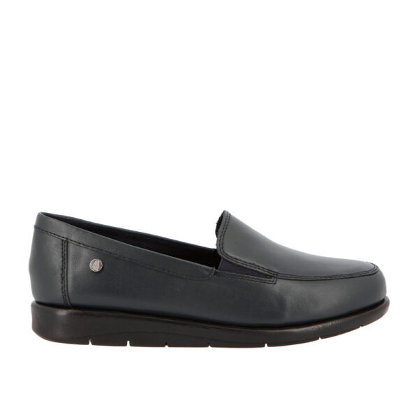Hush Pup Thea 3578 Navy Ladies Leather Comfort Shoe | ChicShoetique