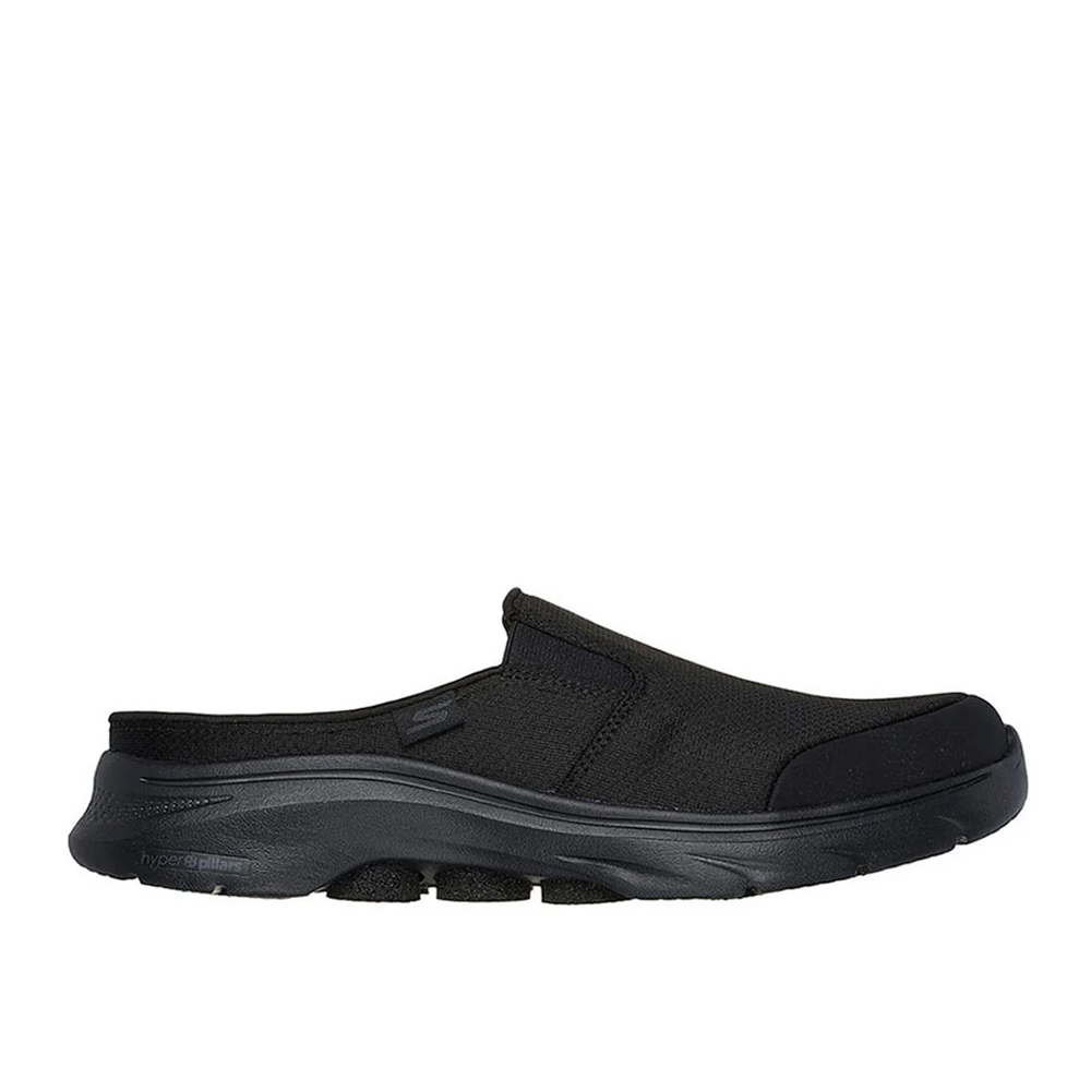 Skechers 216645 1216 Black Go Walk 7 Comfort Open Back Slip On | ChicShoetique