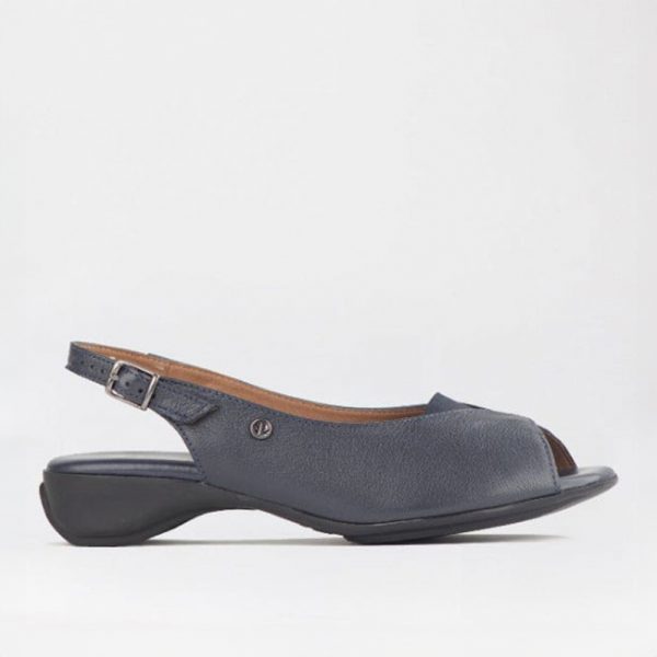 Froggie 10345 4082 Navy Opentoe Slinback Sandal | ChicShoetique