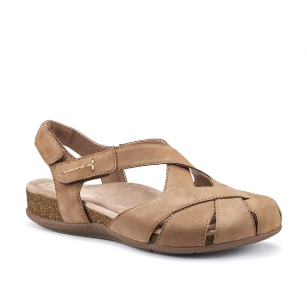 Hotter Catskill 3715 Tan Leather Sandals | ChicShoetique