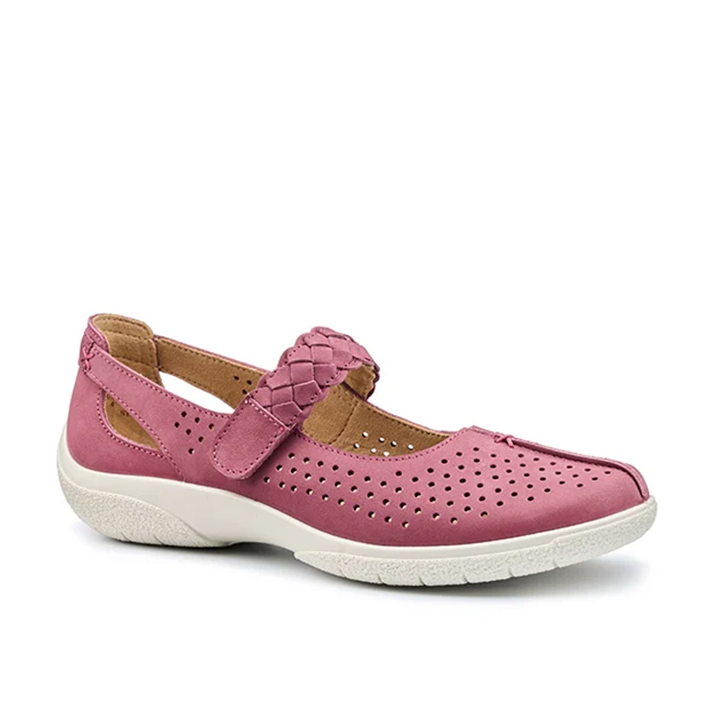 Hotter Quake 3972 Dark Rose Leather Pump | ChicShoetique