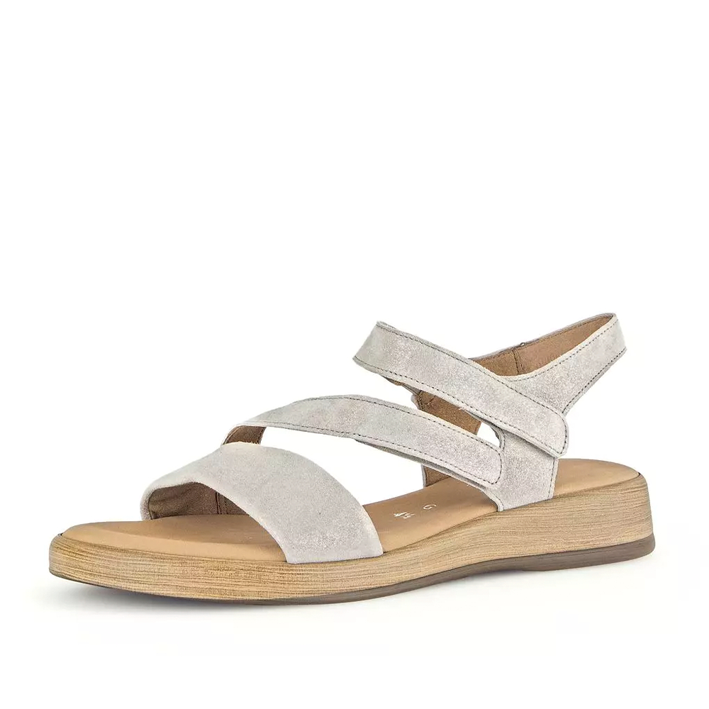 Gabor 42-063-14 3776 Metallic Strap Leather Sandal | ChicShoetique