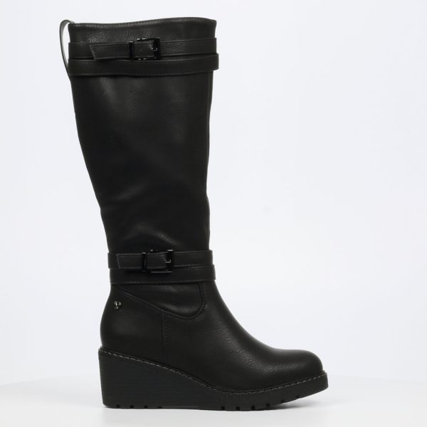 Butterfly Conway 3 1885 Black knee high boots | ChicShoetique