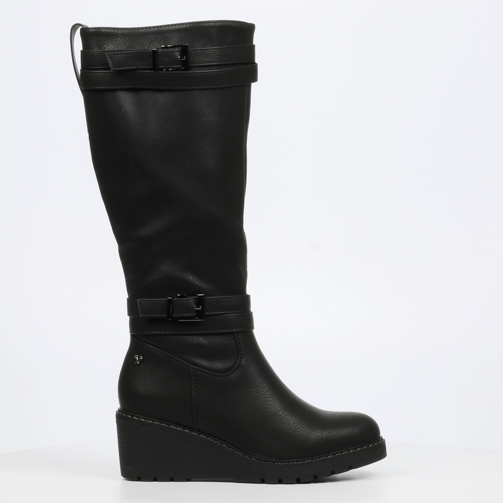 Butterfly Conway 3 1885 Black knee high boots | ChicShoetique
