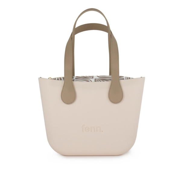 Fenn Hand Bag 530 Beige petite mushroom tote | ChicShoetique