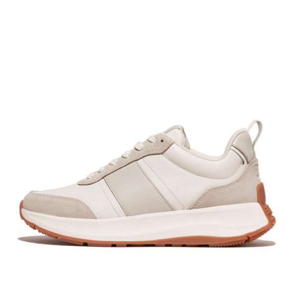 Fitflop F-Mode Flow LS 715 White Ladies Trainers | ChicShoetique