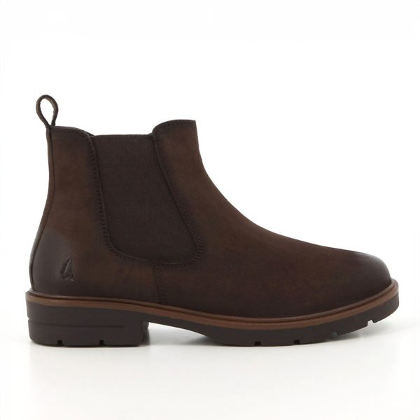 Hush Puppies Reverie 1882 Brown leather ankle boots | ChicShoetique