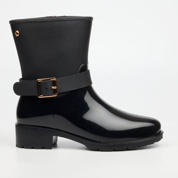 Via Beach Cloudy 2 1877 Black ankle boot | ChicShoetique