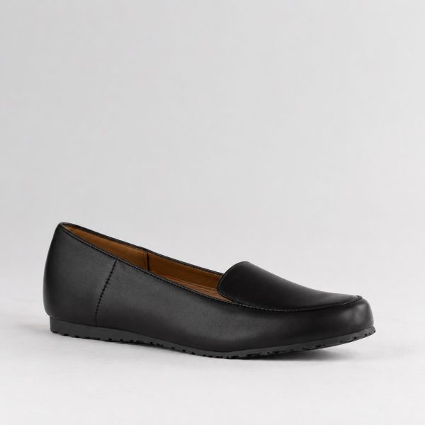 Froggie 13033 5133 Black Genuine Soft Leather Loafer | ChicShoetique