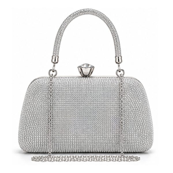 Clutch Bag 14 Silver